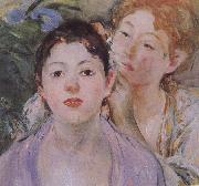 Berthe Morisot Detail of Embroider Spain oil painting artist